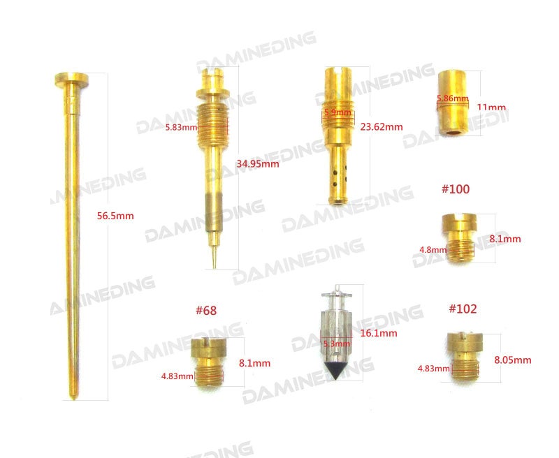 DAMINEDING 4X CARBURETOR CARB REBUILD REPAIR KIT fit for 80-83 CB750 CB750C CB750K CB750SC - Image 2